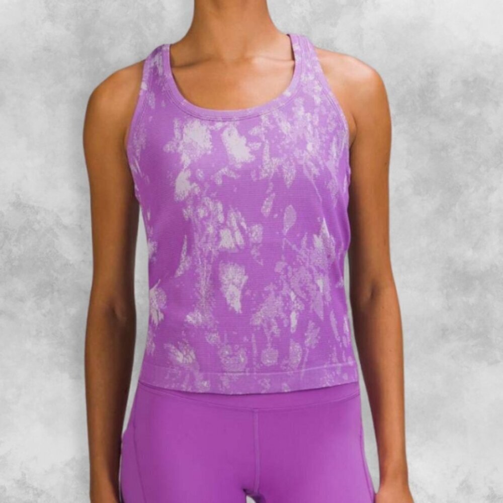 Lululemon Swiftly Tech Tank Top Racerback Seamless Construction Purple Women's 4